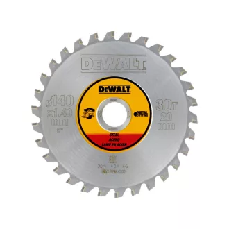 DEWALT Pílový kotúč na kov 140 x 20 x 1,49 mm / 30T