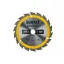 DEWALT CONSTRUCTION Kotúčová píla na klincované drevo 165 x 20 x 2,4 mm / 18 zubov
