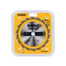 DEWALT CONSTRUCTION Kotúčová píla na klincované drevo 165 x 20 x 2,4 mm / 18 zubov