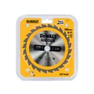 DEWALT CONSTRUCTION Pílový kotúč na klince do dreva 165 x 20 x 1,8 mm / 24T