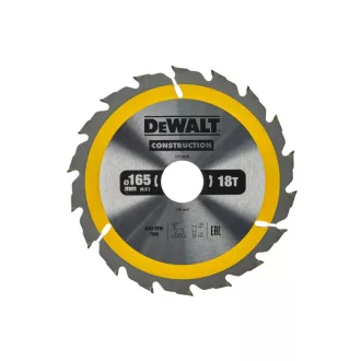   DEWALT CONSTRUCTION Pílový kotúč na čapované drevo 165 x 30 x 2,4 mm / 18T
