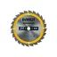 DEWALT CONSTRUCTION pílový kotúč na klincované drevo 184 x 16 x 1,8 mm / 24T