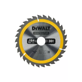   DEWALT CONSTRUCTION Pílový kotúč na klincované drevo 184 x 30 x 2,6 mm / 30T