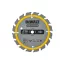 DEWALT CONSTRUCTION Pílový kotúč na klincované drevo 136 x 10 x 1,86 mm / 16T