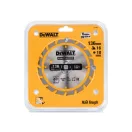 DEWALT CONSTRUCTION Pílový kotúč na klincované drevo 136 x 10 x 1,86 mm / 16T