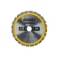 DEWALT CONSTRUCTION Pílový kotúč na klincované drevo 216 x 30 x 2,6 mm / 24T