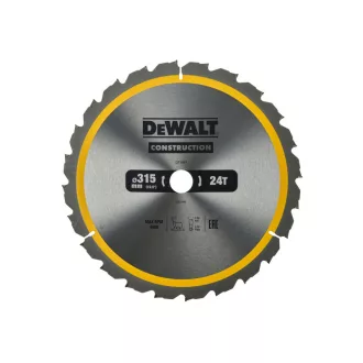   DEWALT CONSTRUCTION Pílový kotúč na klincované drevo 315 x 30 x 3,2 mm / 24T