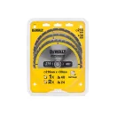 DEWALT CONSTRUCTION Sada pílových kotúčov 3 diely, na klince do dreva 216 x 30 x 2,6 mm / 2 x 24T + 40T