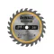 DEWALT CONSTRUCTION Kotúčová píla na klincované drevo 115 x 9,5 x 1,5 mm / 24 zubov