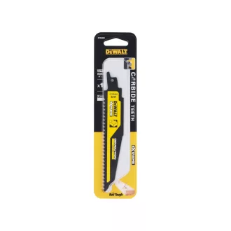   DEWALT EXTREME Pílkový list na šabľovú pílu na klincované drevo 152 mm / 6TPI s karbidovým zubom
