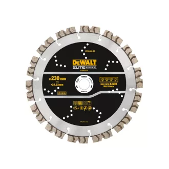   DEWALT ELITE Diamantový rezný kotúč univerzálny 230 x 22,2 mm segmentovaný