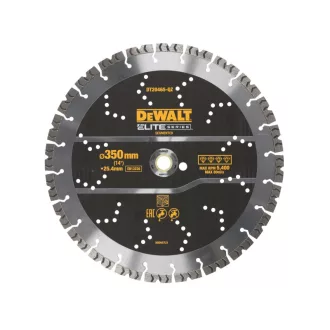   DEWALT ELITE diamantový rezací kotúč na betón 355 x 25,4 mm segmentovaný