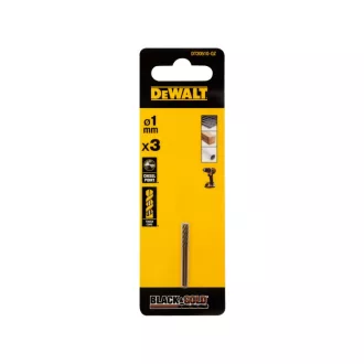   DEWALT BLACK & GOLD Špirálový vrták 1,0 x 34/12 mm HSS (3 ks)