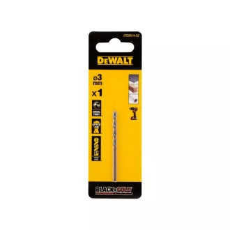 DEWALT BLACK & GOLD Špirálový vrták 3,0 x 61/33 mm HSS