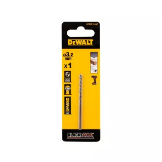 DEWALT BLACK & GOLD Špirálový vrták 3,2 x 65/36 mm HSS