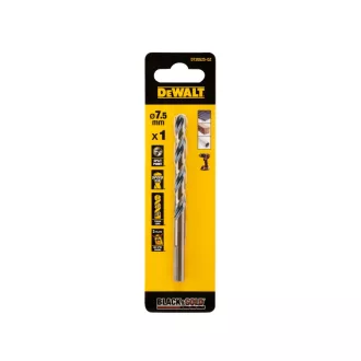DEWALT BLACK & GOLD Špirálový vrták 7,5 x 109/69 mm HSS