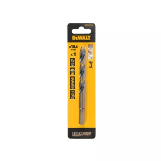 DEWALT BLACK & GOLD Špirálový vrták 10,5 x 133/87 mm HSS