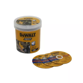   DEWALT Brúsny kotúč na kov 125 x 1,0 x 22,2 mm inox WA60TBF v balení vedra (100 ks)