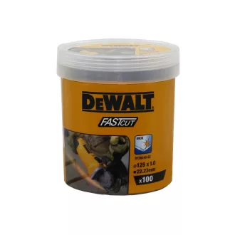   DEWALT Brúsny kotúč na kov 125 x 1,0 x 22,2 mm inox WA60TBF v balení vedra (100 ks)