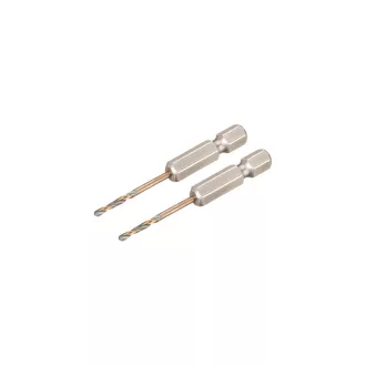   DEWALT BLACK & GOLD Špirálový vrták 2,0 x 55/12 mm HSS s 1/4" HEX upínaním (2 ks)