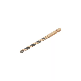   DEWALT BLACK & GOLD Špirálový vrták 5,0 x 95/56 mm HSS so 1/4" HEX upínaním