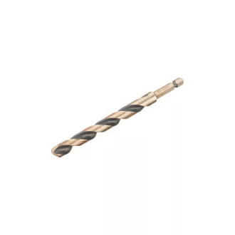   DEWALT BLACK & GOLD Špirálový vrták 10,0 x 138/100 mm HSS s 1/4" HEX upínaním