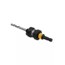DEWALT RAPID LOAD Centrovací adaptér na výrezávače s multi materiálovým vrtákom (14 - 30 mm)
