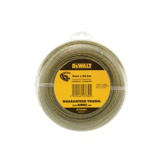 DEWALT Struny pre kosačku 2,0 mm x 68,8 m skružené