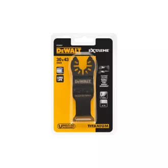 DEWALT Čepeľ pre multifunkčný stroj 43 x 31 mm Ti