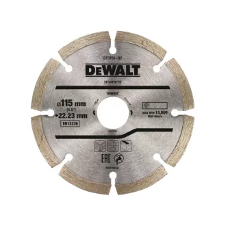   DEWALT Diamantový rezací kotúč univerzálny 115 x 2,1 x 7,0 x 22,2 mm segmentovaný