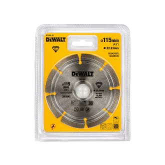   DEWALT Diamantový rezací kotúč univerzálny 115 x 2,1 x 7,0 x 22,2 mm segmentovaný