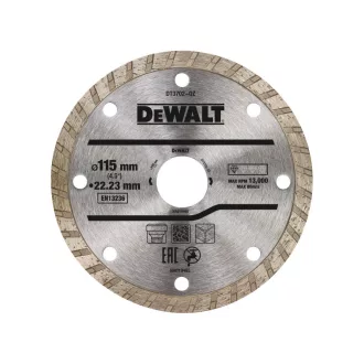   DEWALT Diamantový rezací kotúč univerzálny 115 x 2,1 x 7,0 x 22,2 mm turbo