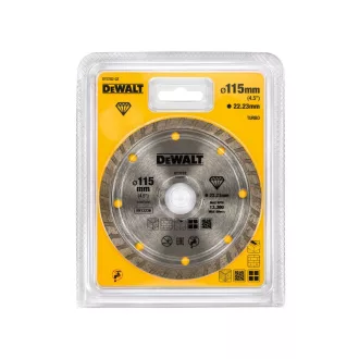   DEWALT Diamantový rezací kotúč univerzálny 115 x 2,1 x 7,0 x 22,2 mm turbo