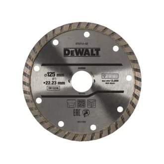   DEWALT Diamantový rezací kotúč univerzálny 125 x 2,2 x 7,0 x 22,2 mm turbo