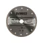 DEWALT Diamantový rezný kotúč univerzálny 180 x 2,4 x 7,0 x 22,2 mm turbo