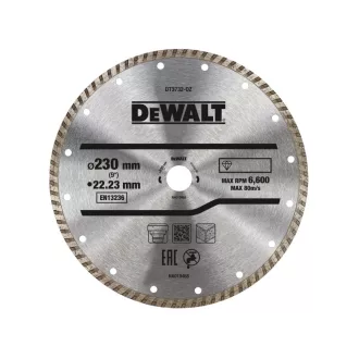   DEWALT Diamantový rezný kotúč univerzálny 230 x 2,4 x 7,0 x 22,2 mm turbo