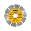 DEWALT diamantový rezací kotúč na betón 125 x 2,0 x 7,5 x 22,2 mm segmentovaný