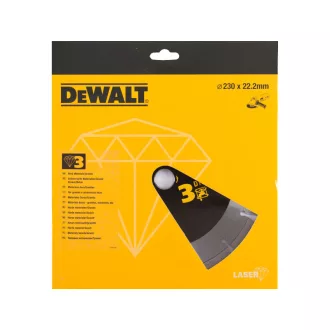   DEWALT Diamantový rezací kotúč na tvrdé materiály 230 x 2,8 x 8,5 x 22,2 mm segmentovaný