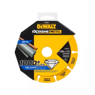   DEWALT EXTREME METAL Diamantový rezací kotúč na kov 125 x 1,3 x 22,2 mm (kov/alu/inox)