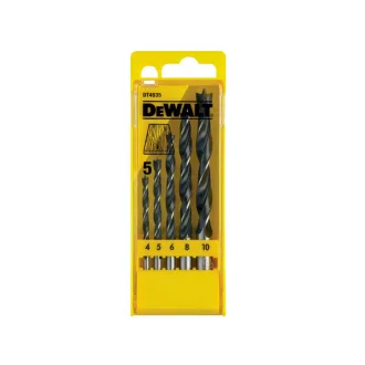 DEWALT Sada vŕtakov do dreva 5-dielna (4,0 - 10 mm)