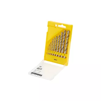   DEWALT Sada spirálových vrtákov 10 ks HSS-G DIN 338 (1,0 - 10 mm)