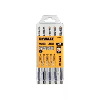   DEWALT Súprava kameninových vŕtacích kľúčov 5 kusov 1/4" s bitovým držiakom (4 -8 mm)