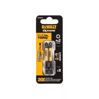 Nárazový bit DEWALT Extreme Impact PZ2 x 57 mm (2 ks)