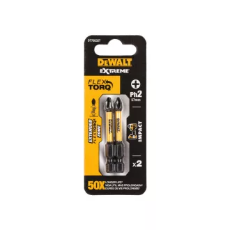 Hrot nástavca DEWALT Extreme Impact Bit PH2 x 57 mm (2 ks)
