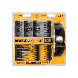 DEWALT Sada hrotov bitov 47 dielov + ochranné okuliare