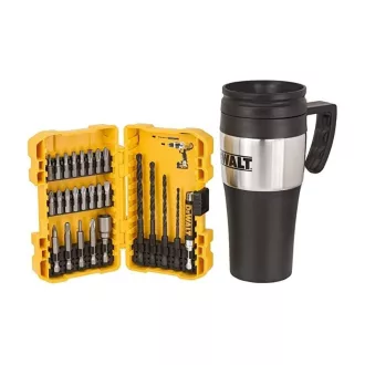 DEWALT Sada bitov 25 kusov + Kávová hrnček