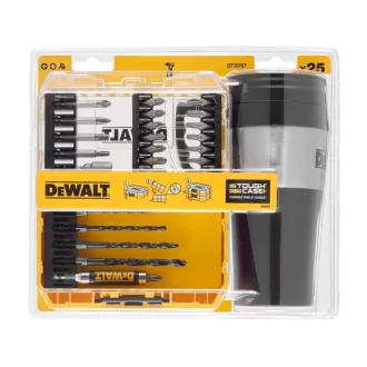 DEWALT Sada bitov 25 kusov + Kávová hrnček