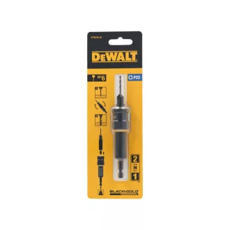   DEWALT Zápustný vrták + 6 mm predvŕtanie + PZ2 x 25 mm bitový hrot
