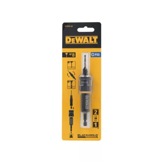   DEWALT Zápustný vrták + 8 mm predvŕtanie + PZ2 x 25 mm bitový hrot