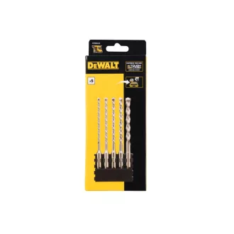   DEWALT Súprava vrtákov do kameňa 5 kusov SDS-Plus (5,5 / 6 / 7 / 8 / 10 x 160 mm)